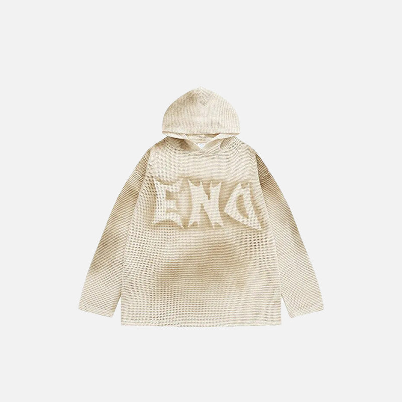 Retro Distressed Spray Hoodie