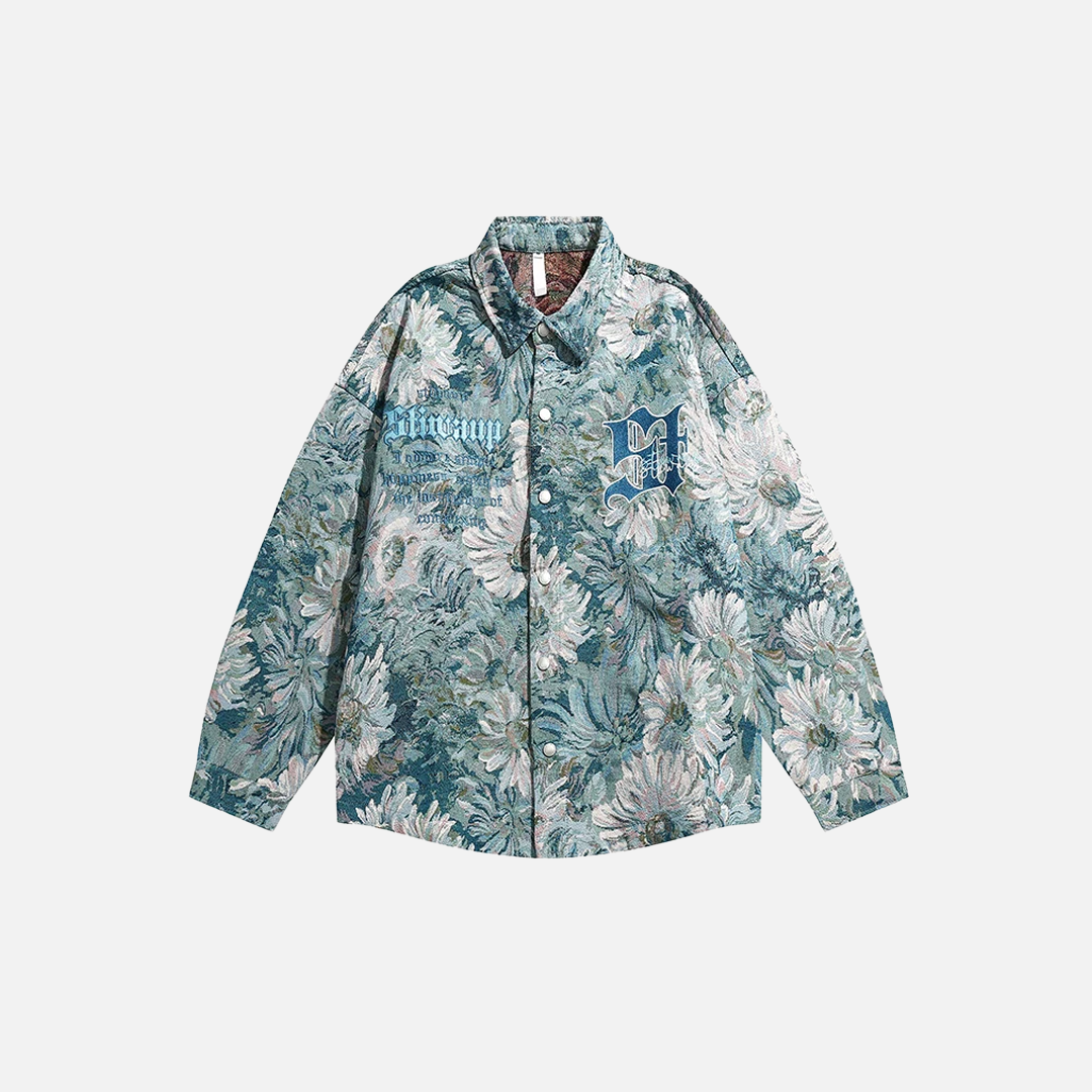 Vintage Letter Casual Coat Varsity Jacket