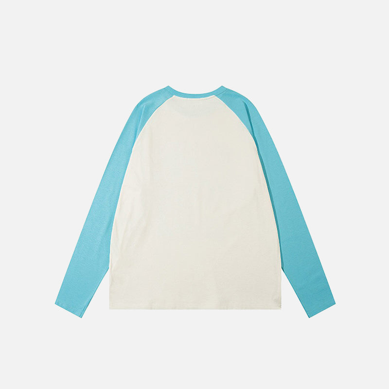 Oversized Dogs Picture Long Sleeve Sweatshirts