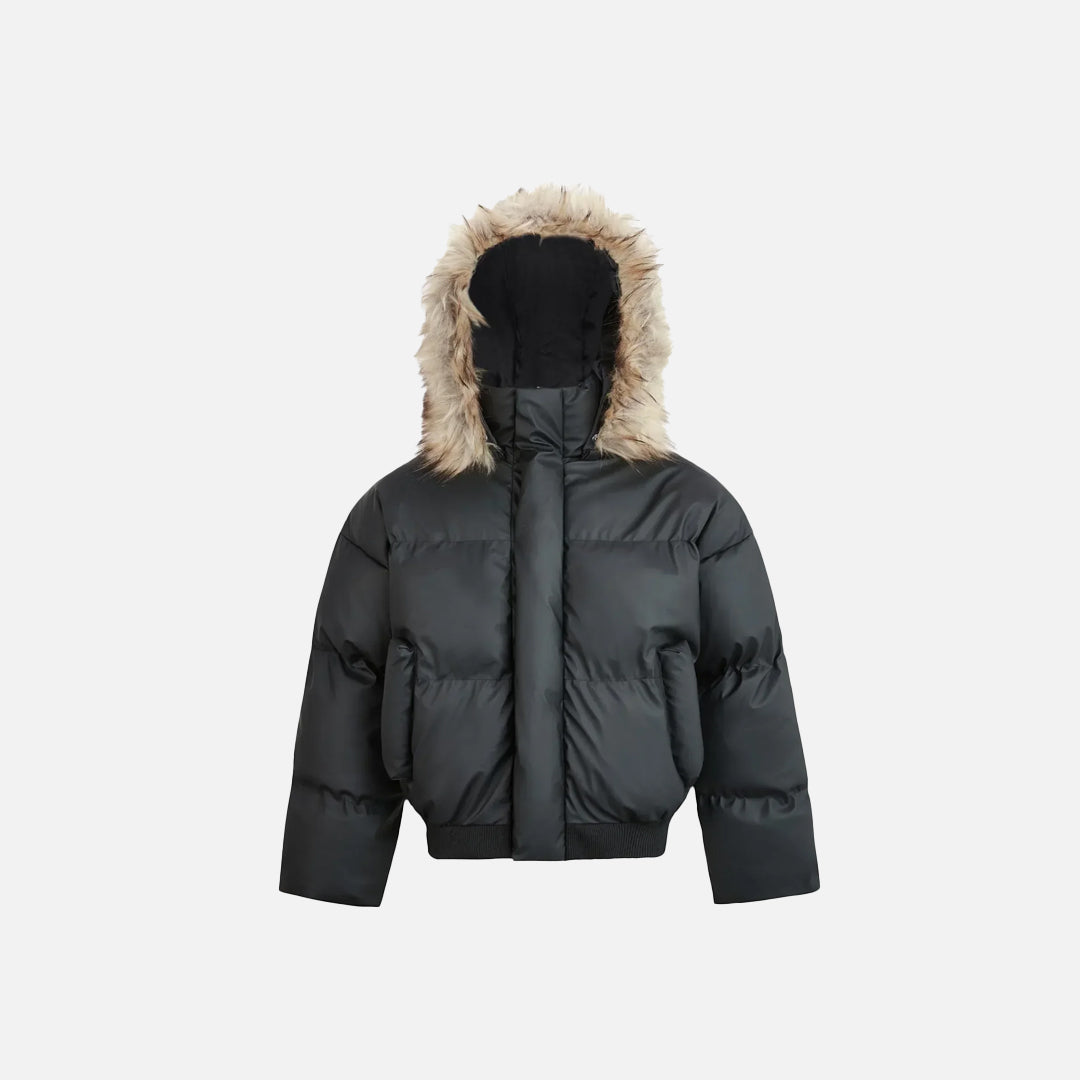 Detachable Thickened Furr Puffer Jacket