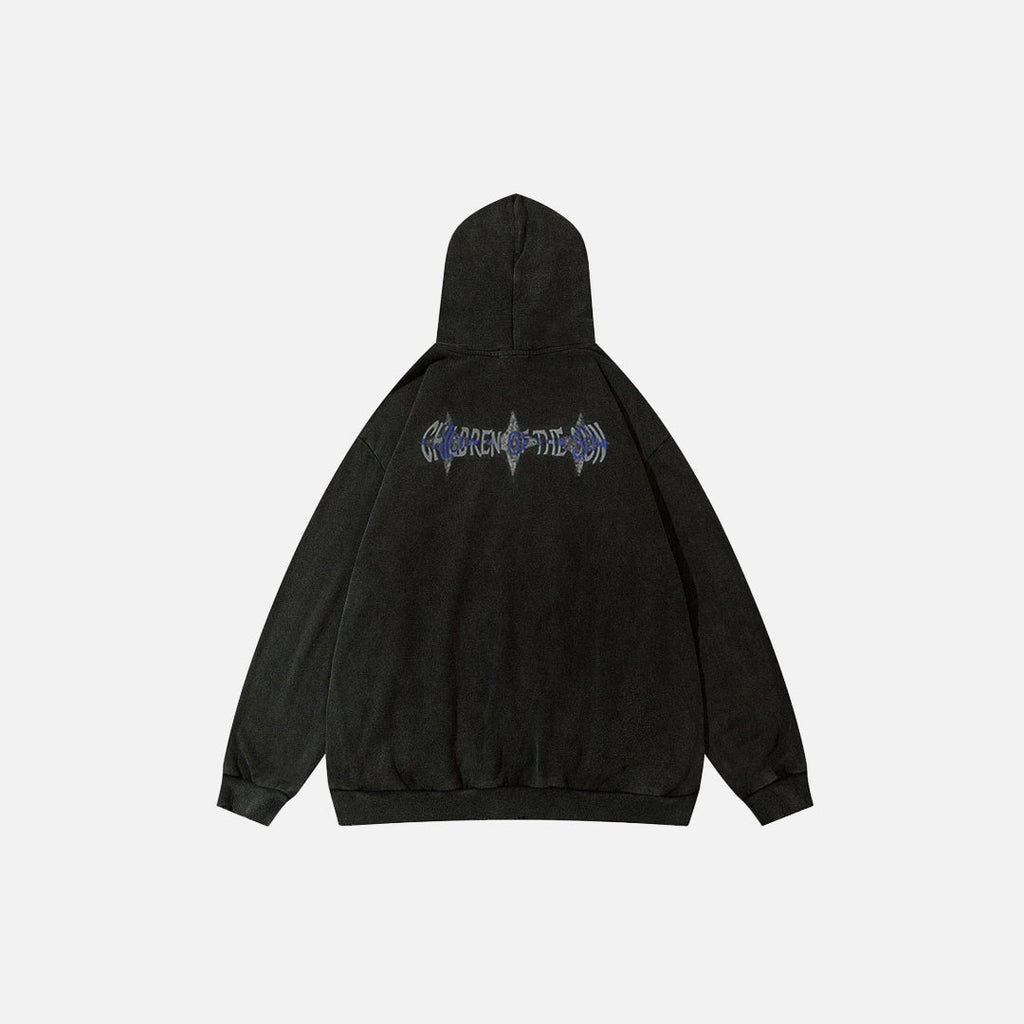 Vintage Reflection Grunge Hoodie
