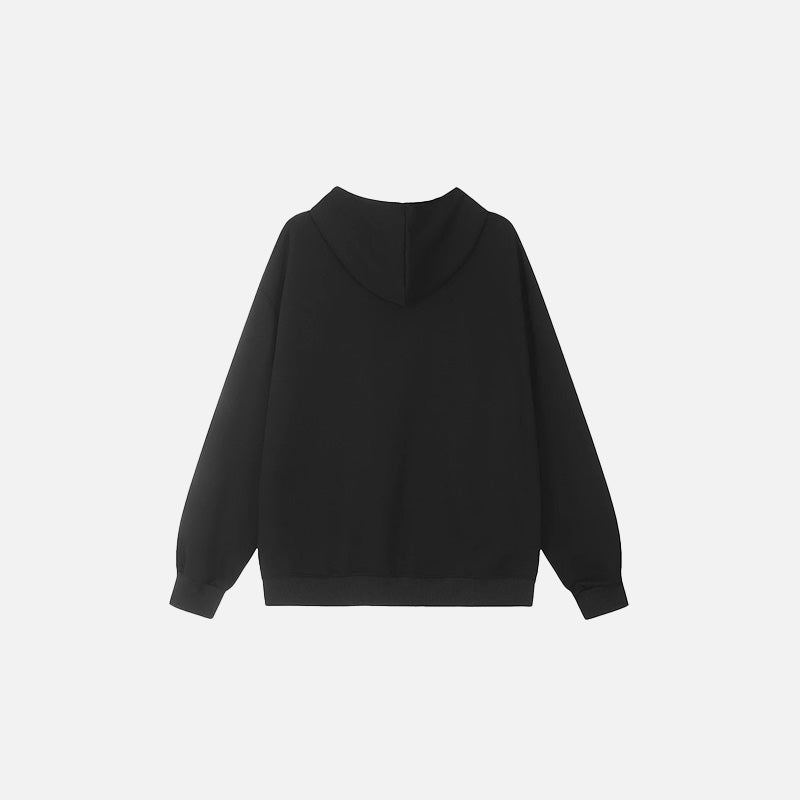 Loose Stellar Cross Hoodie