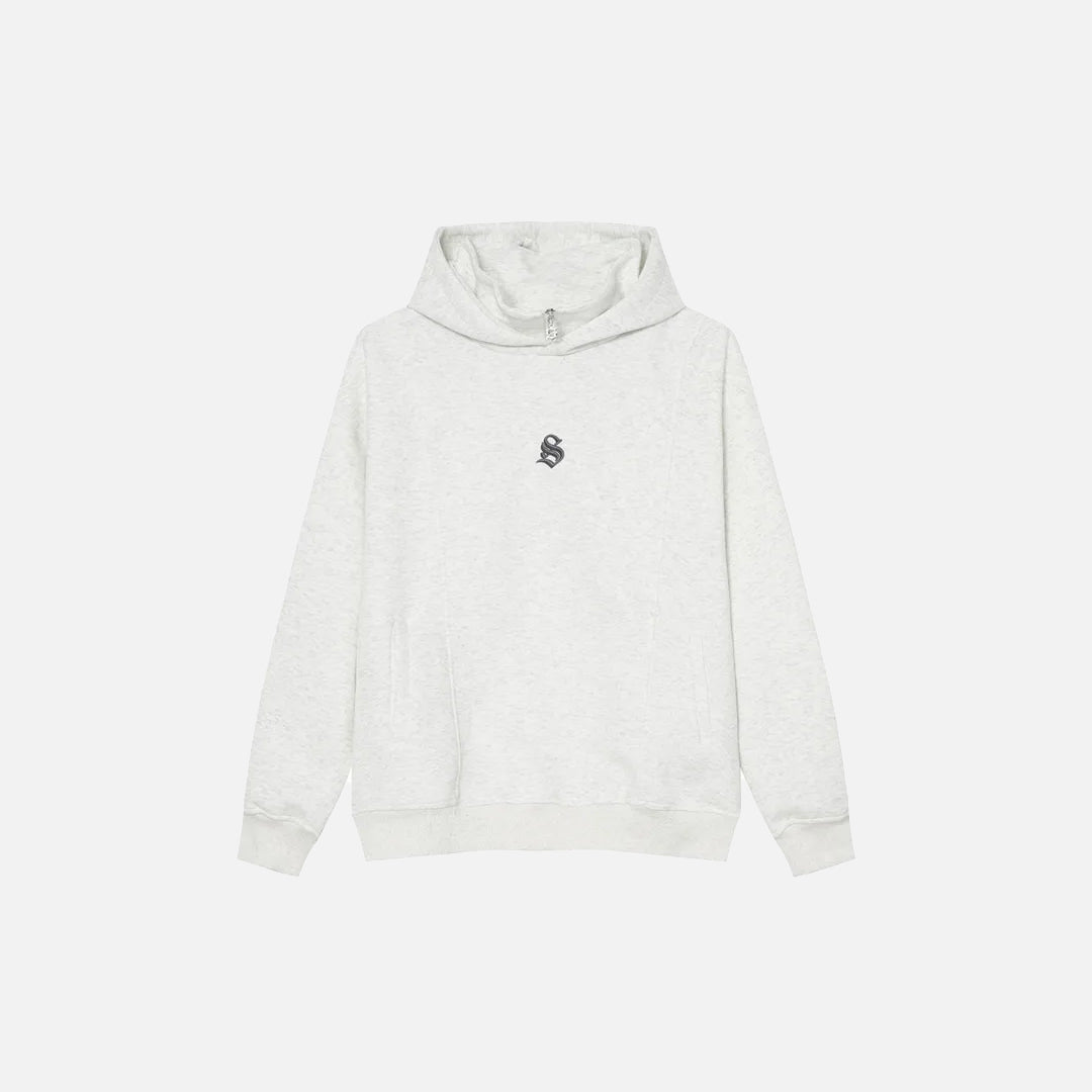 Embroidery S Solid Color Hoodie