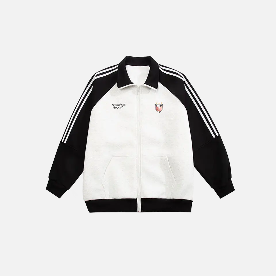 Color Block Striped Sweatshirt