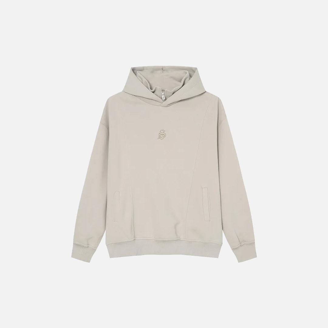 Embroidery S Solid Color Hoodie