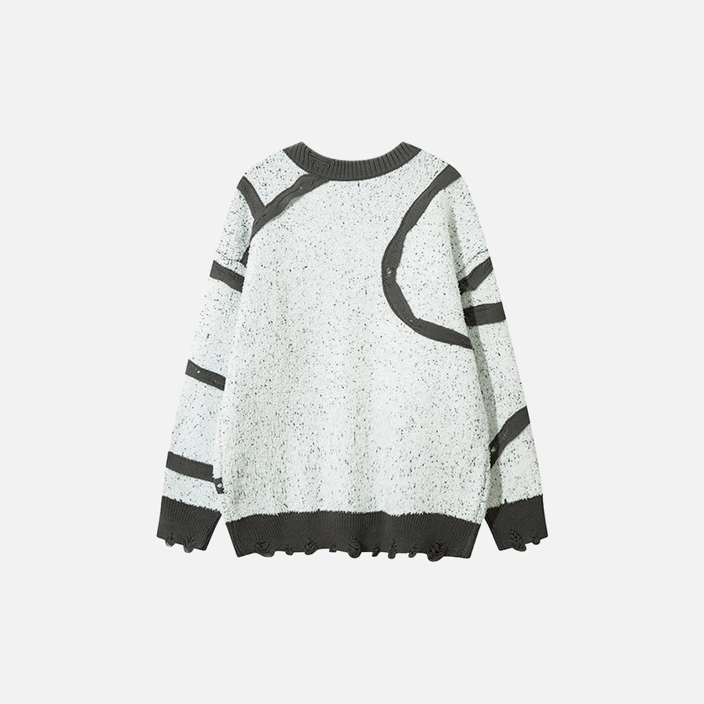 Y2K Cosmic Threads Sweater