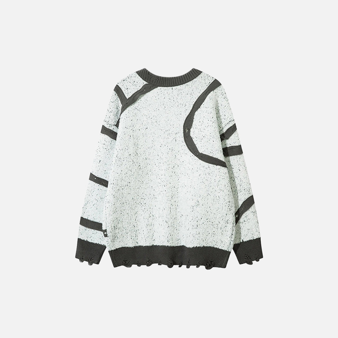 Y2K Cosmic Threads Sweater