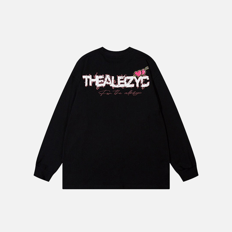 Comics Rabbit Oversized Sweatshirt