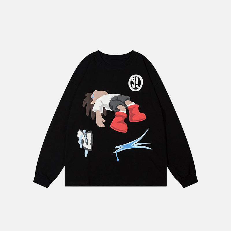Ascending Graphic Print Sweatshirt