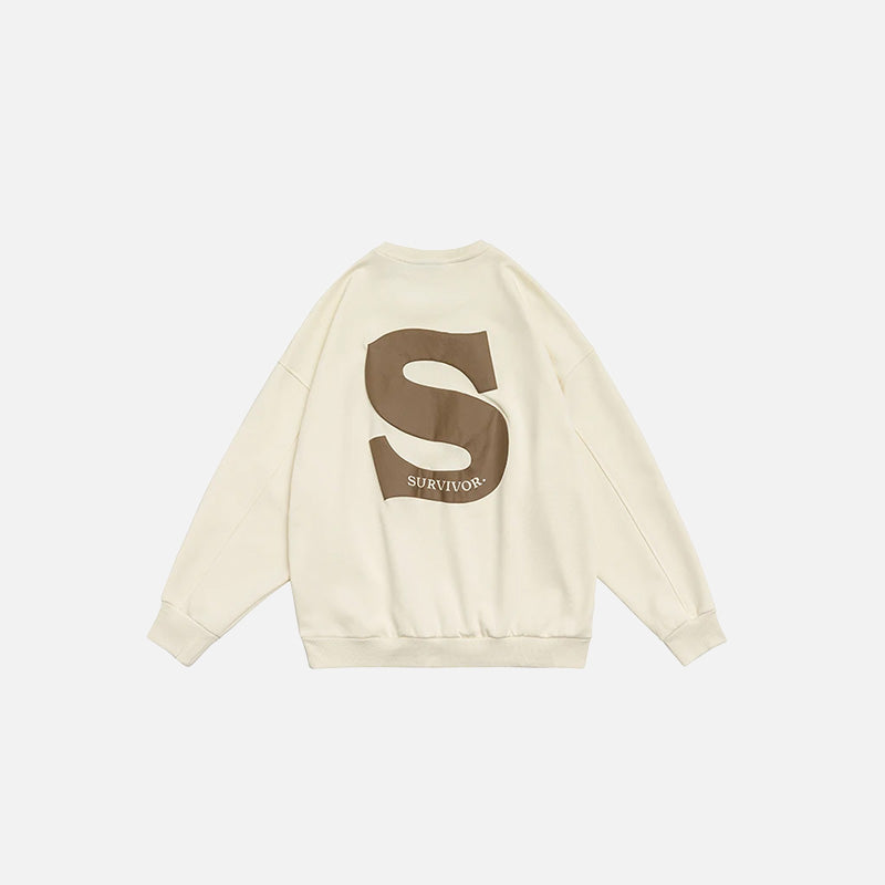 S Foaming Print Sweatshirt