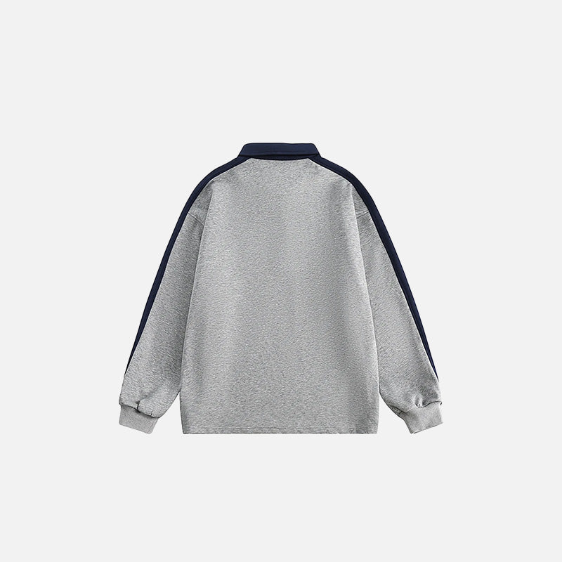 Racing Embroidery Sweatshirt