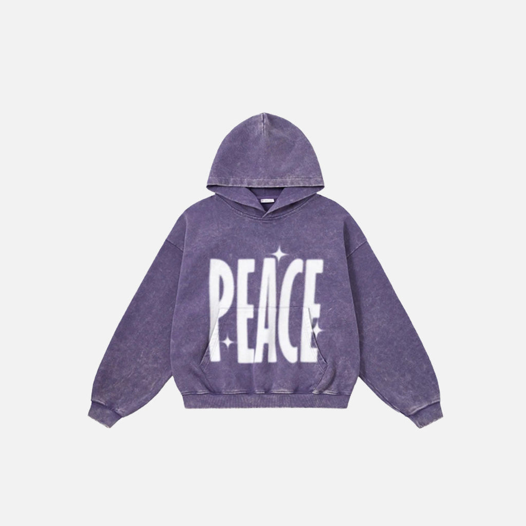 Peaceful Star Oversized Hoodie