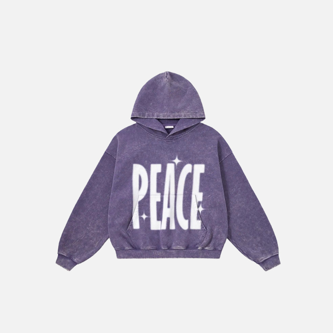 Peaceful Star Oversized Hoodie