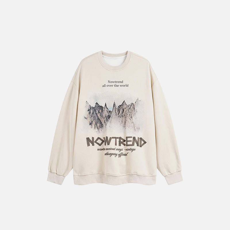 Mountain Graphic Sweatshirt