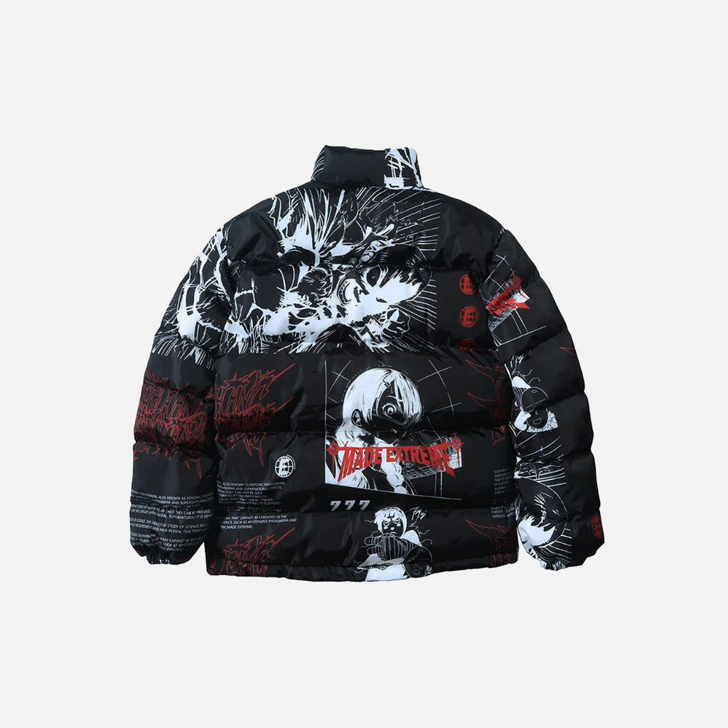 Chaos Graphic Puffer Jacket