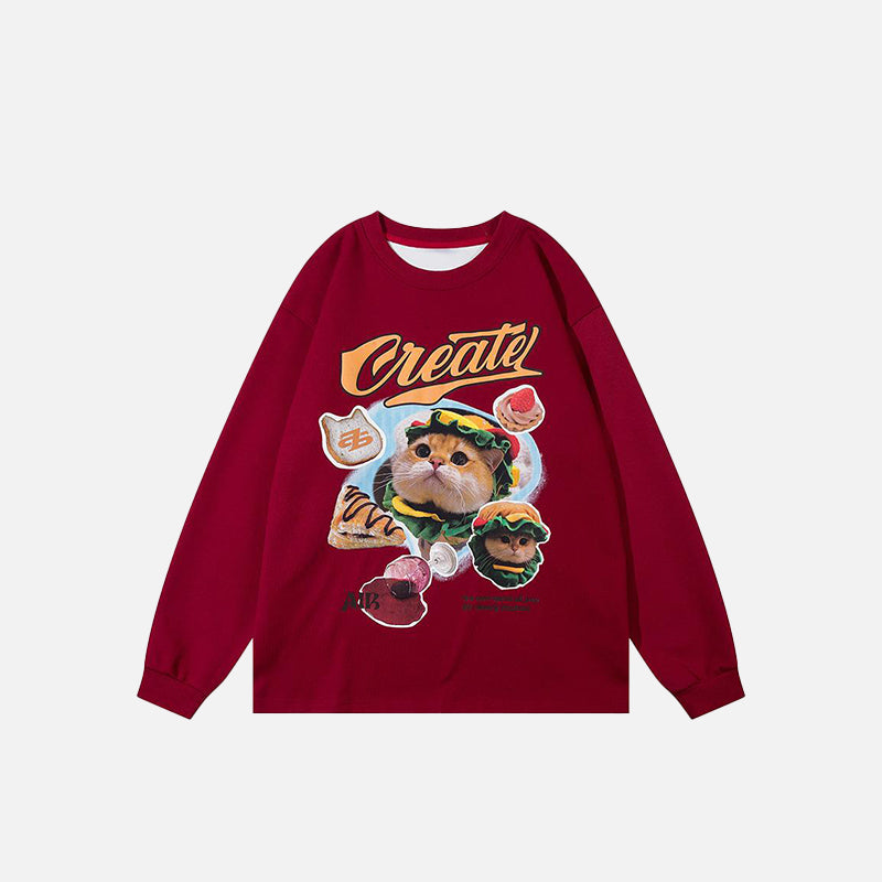 Cute Cat Sweatshirt