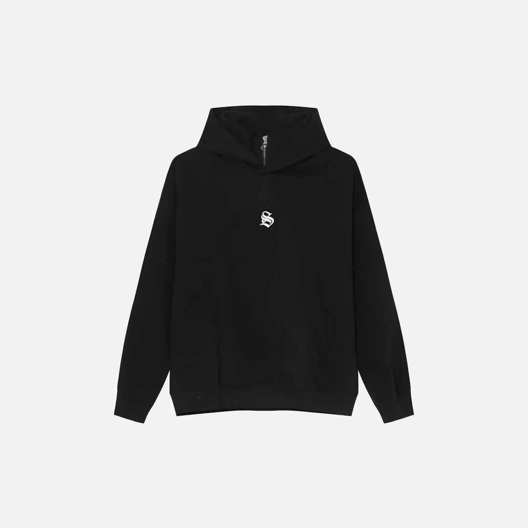 Embroidery S Solid Color Hoodie