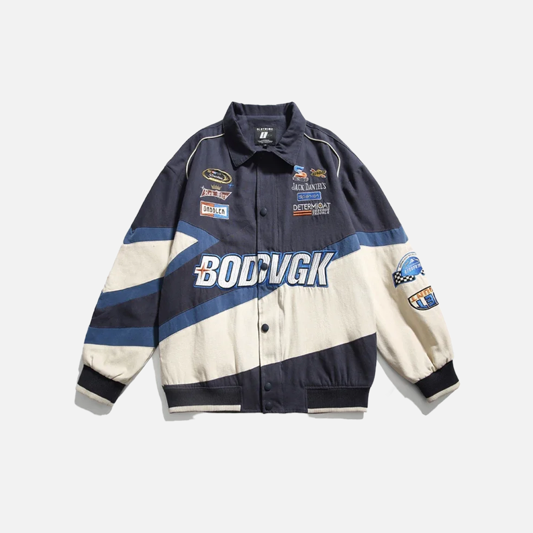 Street Style Racing Varsity Jacket