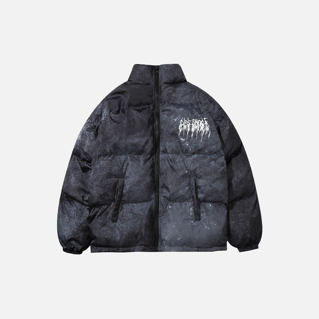 Tie Dye Puffer Jacket