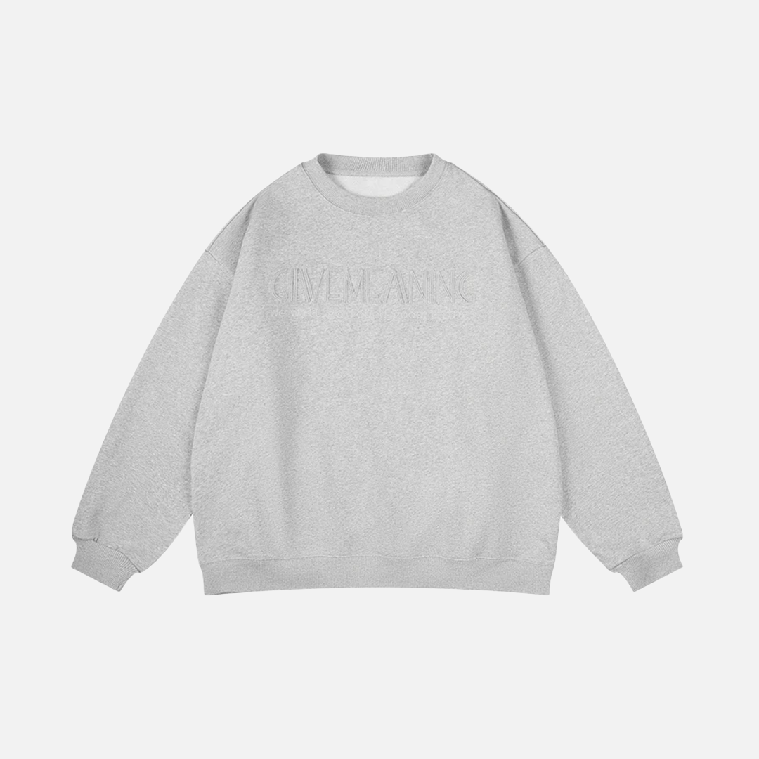 High Quality Korean Embroidered Sweatshirt