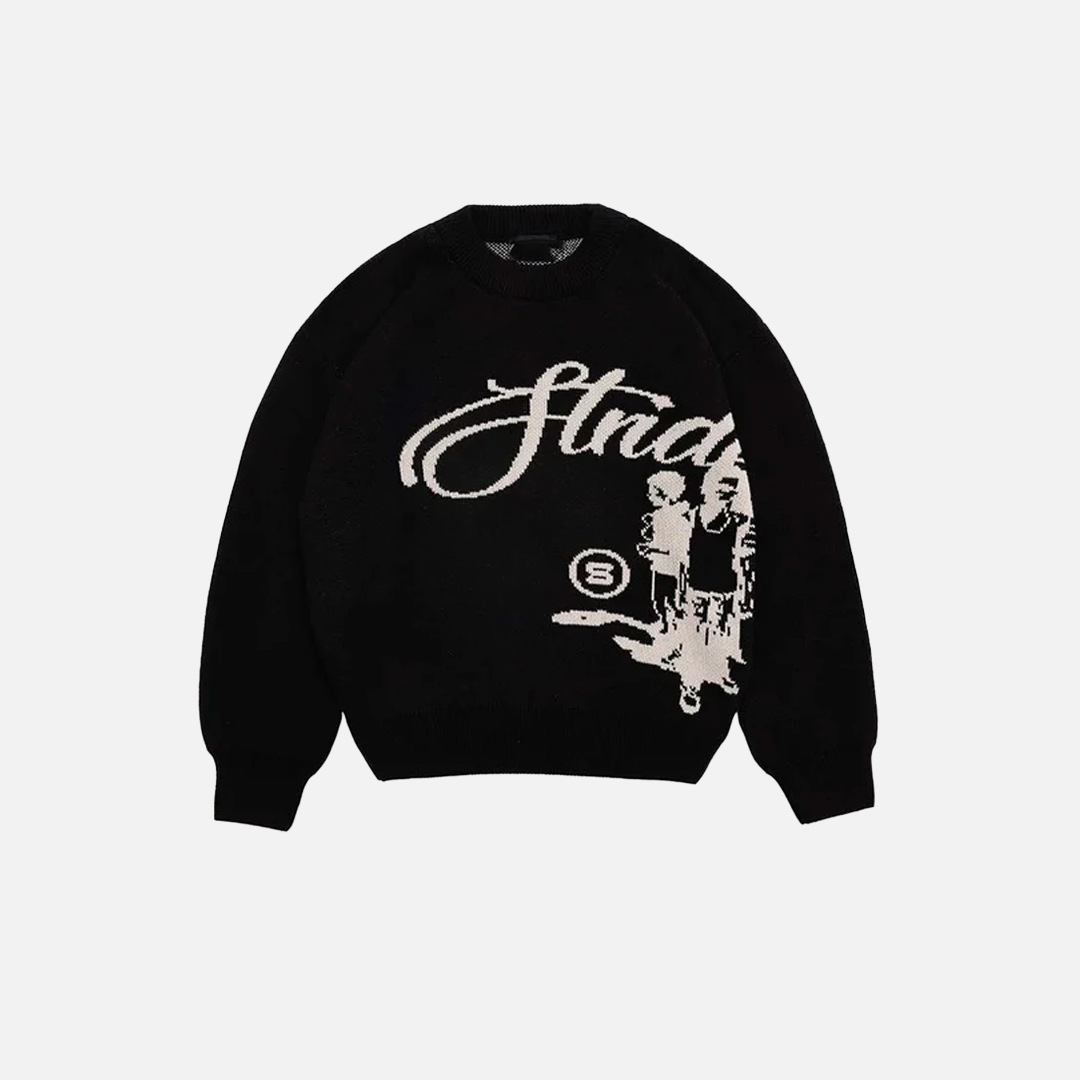 Retro Punk Knitted Sweater