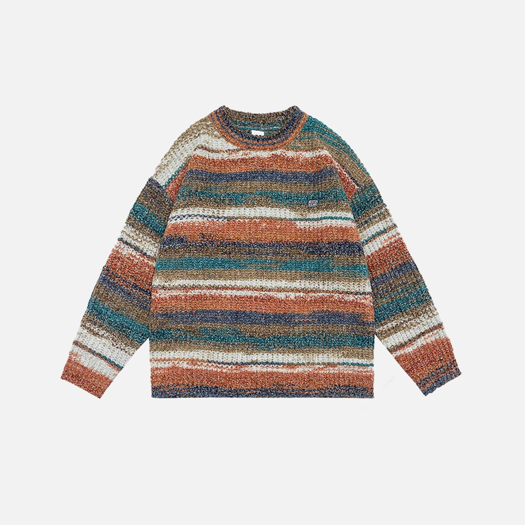 Rainbow Stripe High Street Sweater