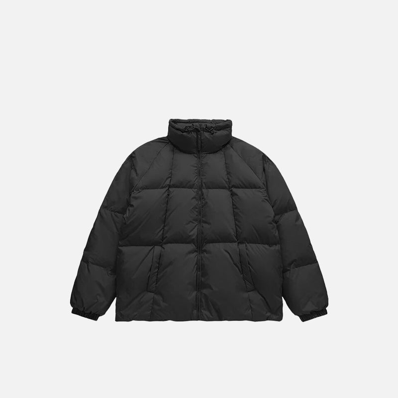 Solid Color Puffer Jacket