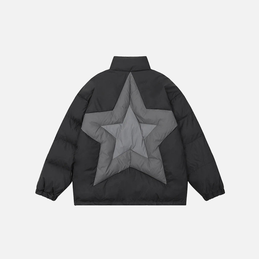 Star Patch Puffer Jacket