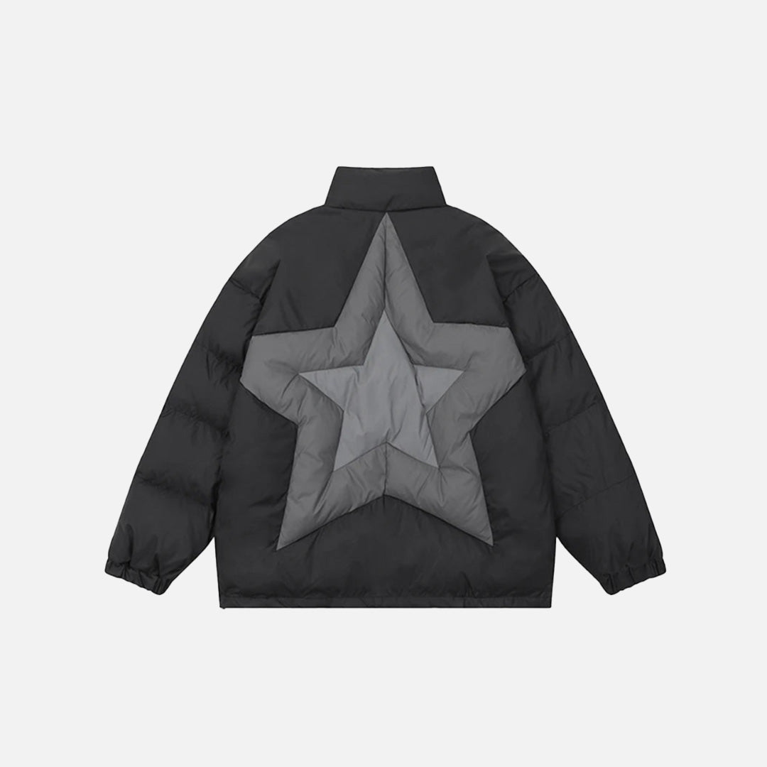 Star Patch Puffer Jacket