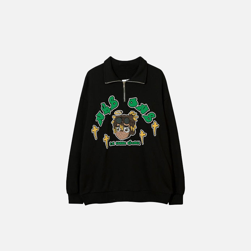 Polo Cartoon Boy Print Sweatshirt