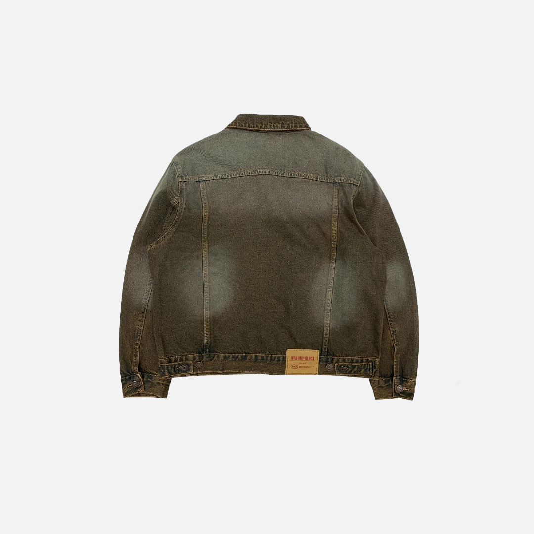 Vintage Heavy Wash Denim Jacket