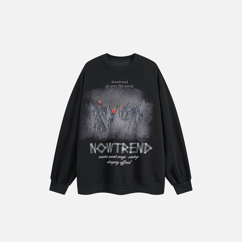 Mountain Graphic Sweatshirt