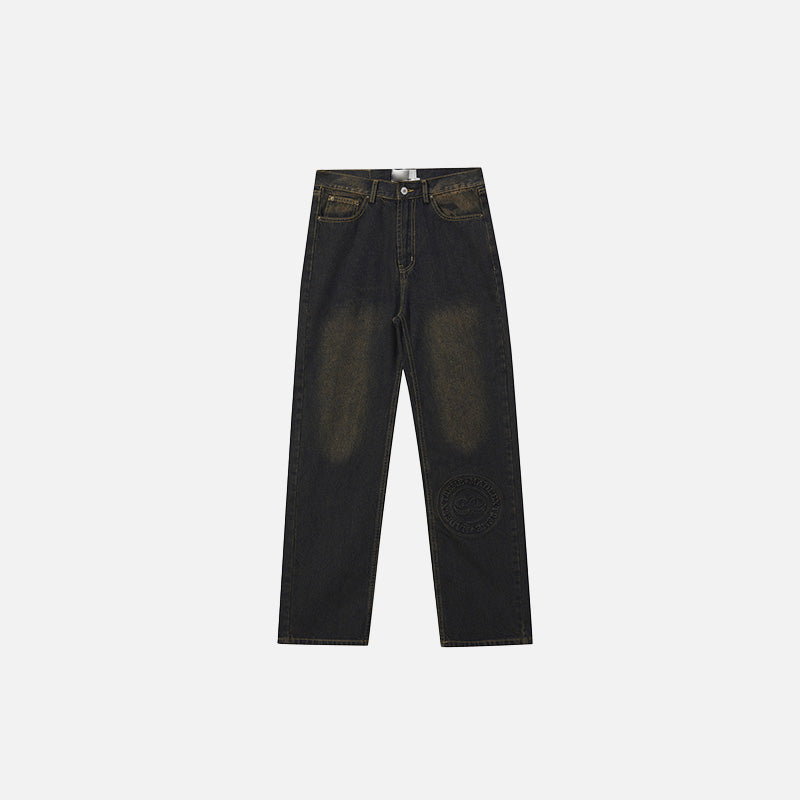 Y2k Loose Washed Denim Set