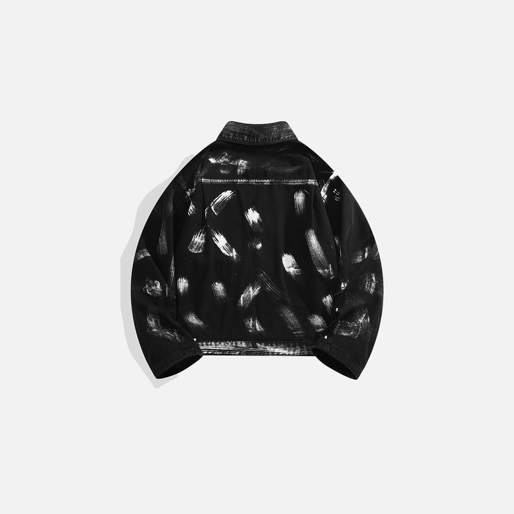 High-End Graffiti Denim Jackets