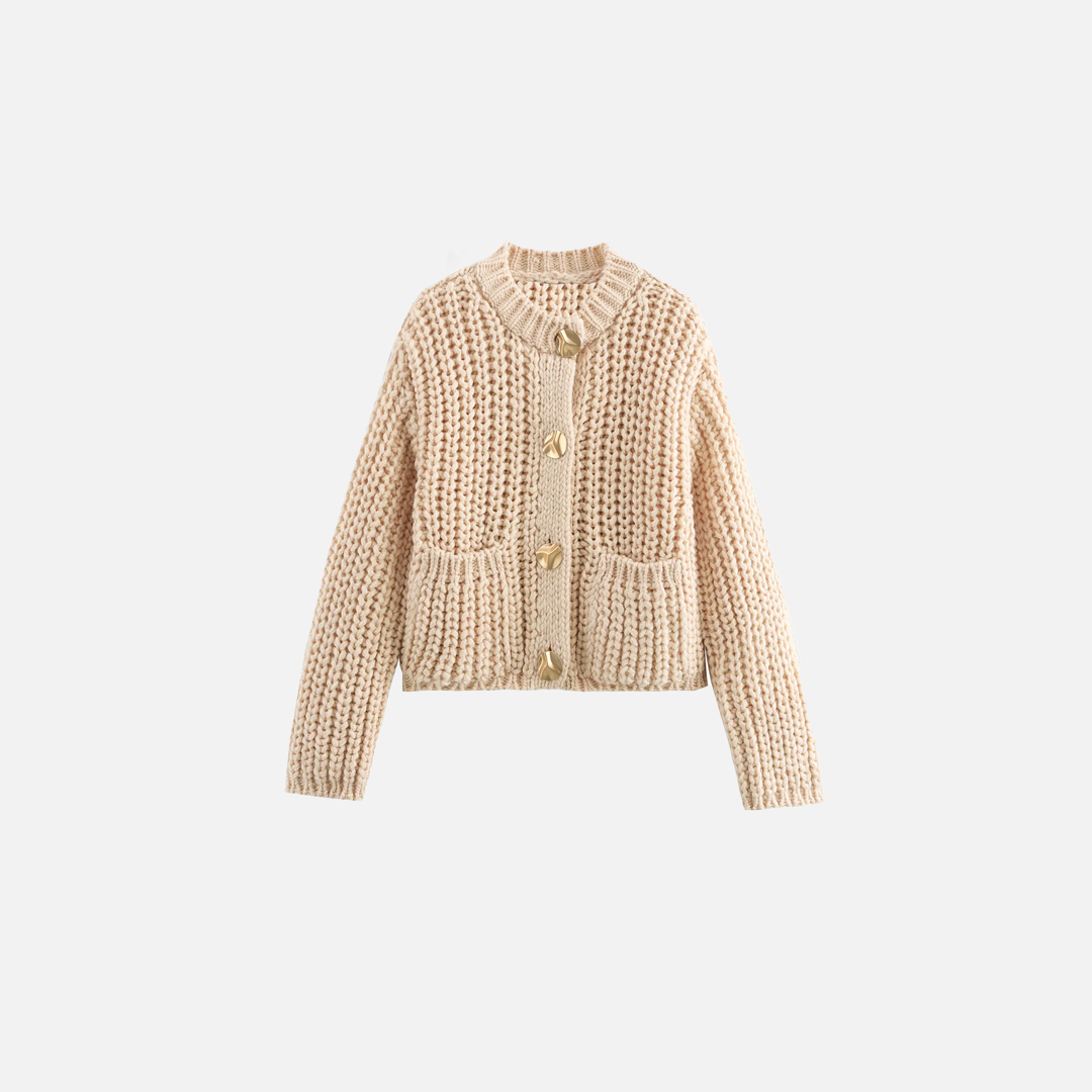 Chunky Knitted Autumn Cardigan