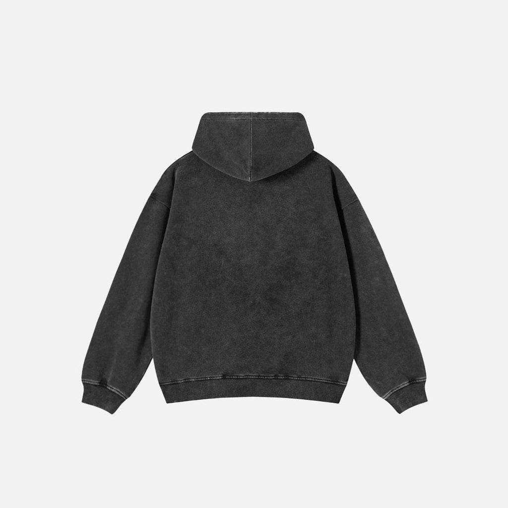 Winding Decoration Wrapped Hoodie