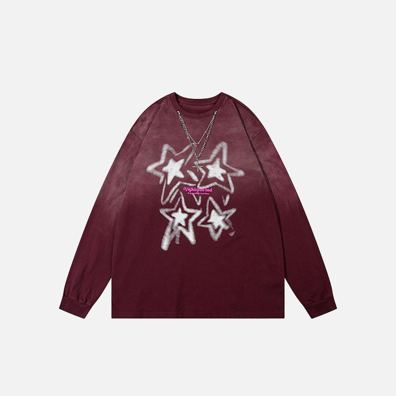 Fuzzy Stars Sweatshirt