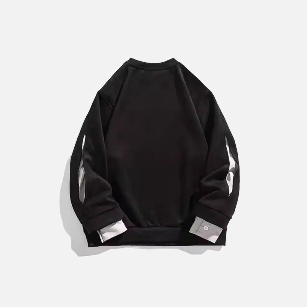 Y2K Layered Cuff Sweatshirt