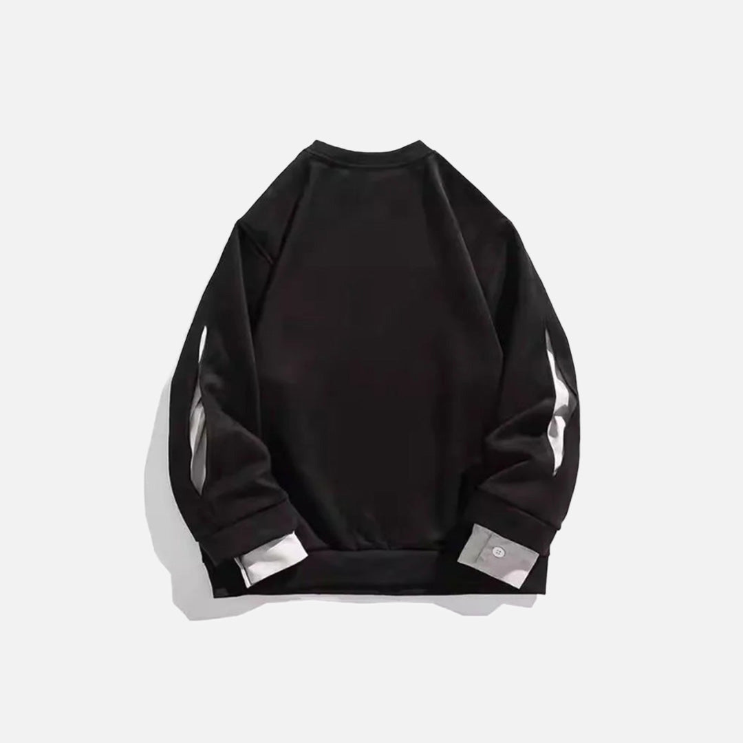 Y2K Layered Cuff Sweatshirt