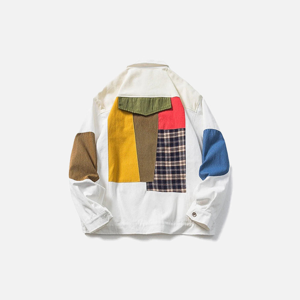 Geometric Patchwork Jacket