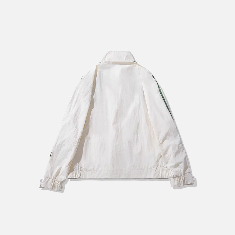 Retro Loose Sports Windbreaker Jacket