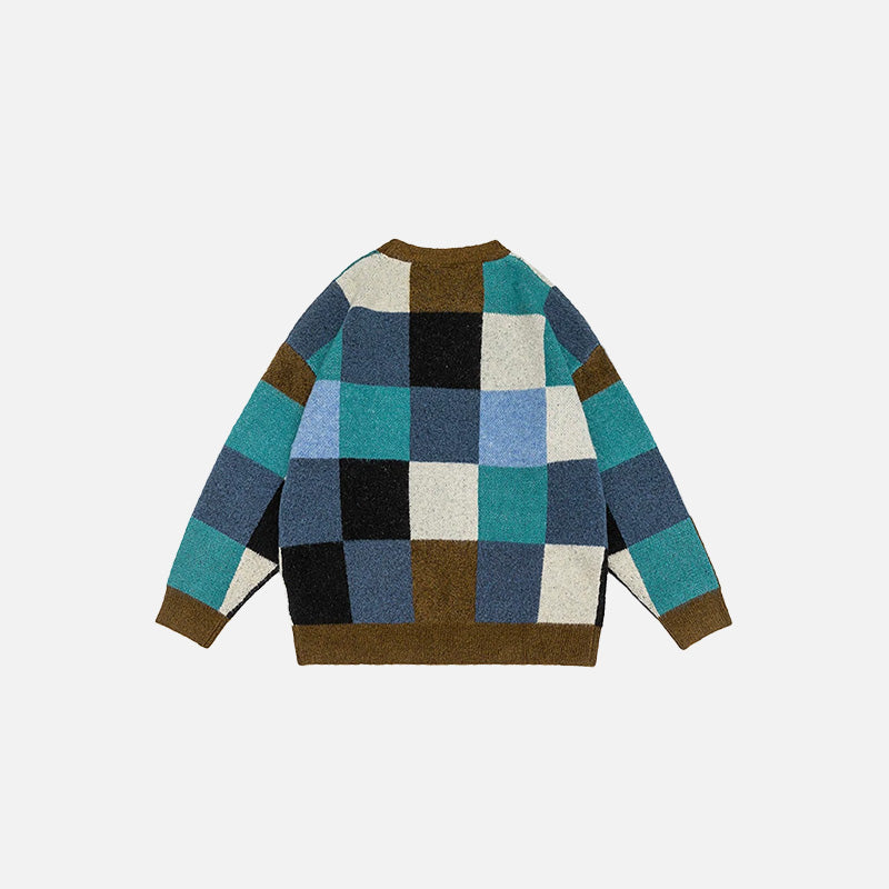 Cozy Patchwork Sweater