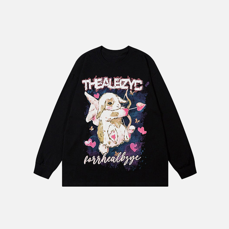Comics Rabbit Oversized Sweatshirt
