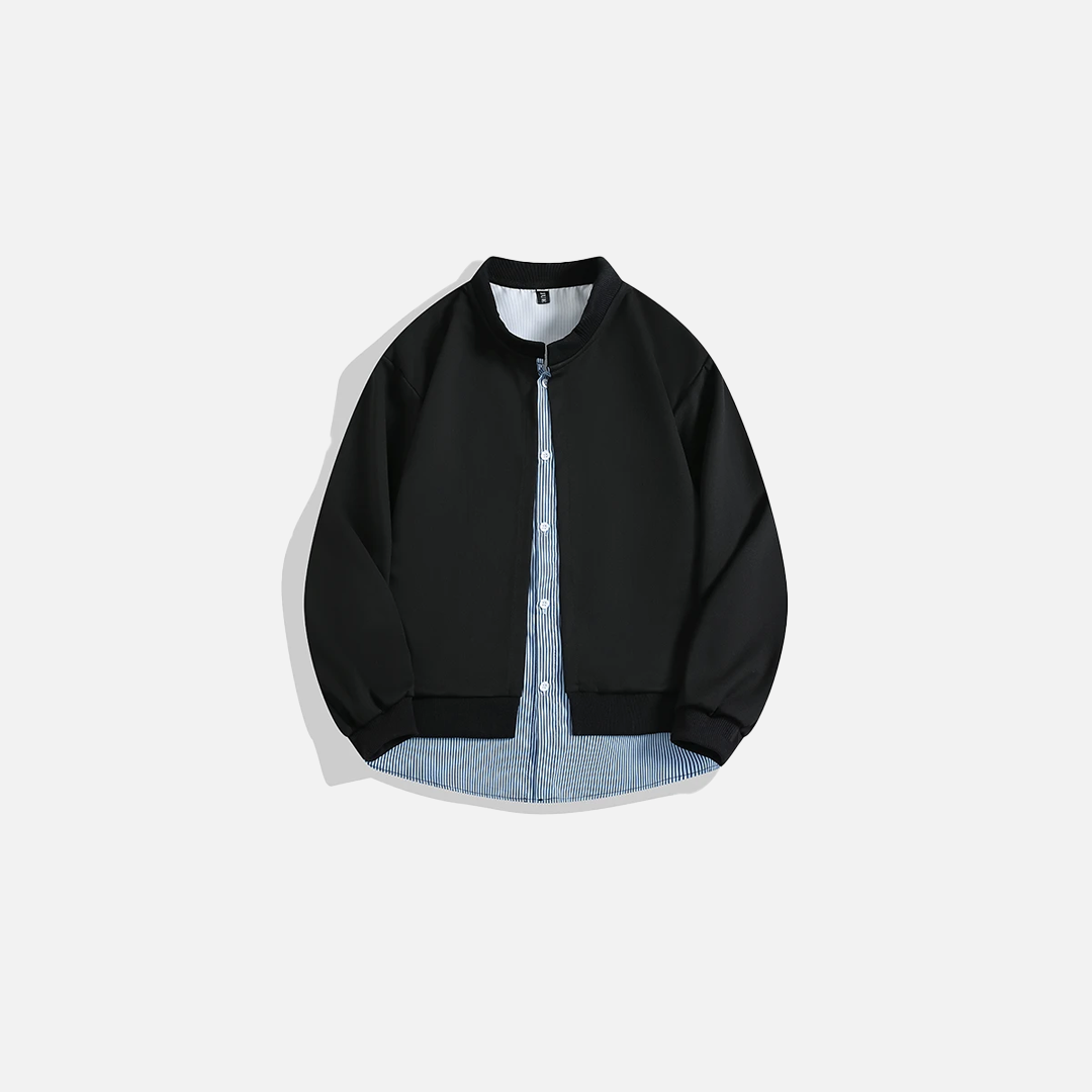 High End Korean Style Striped Jacket