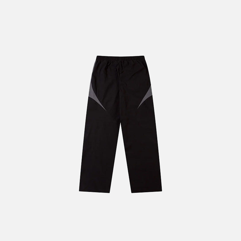 Y2K Black Patchwork Pants
