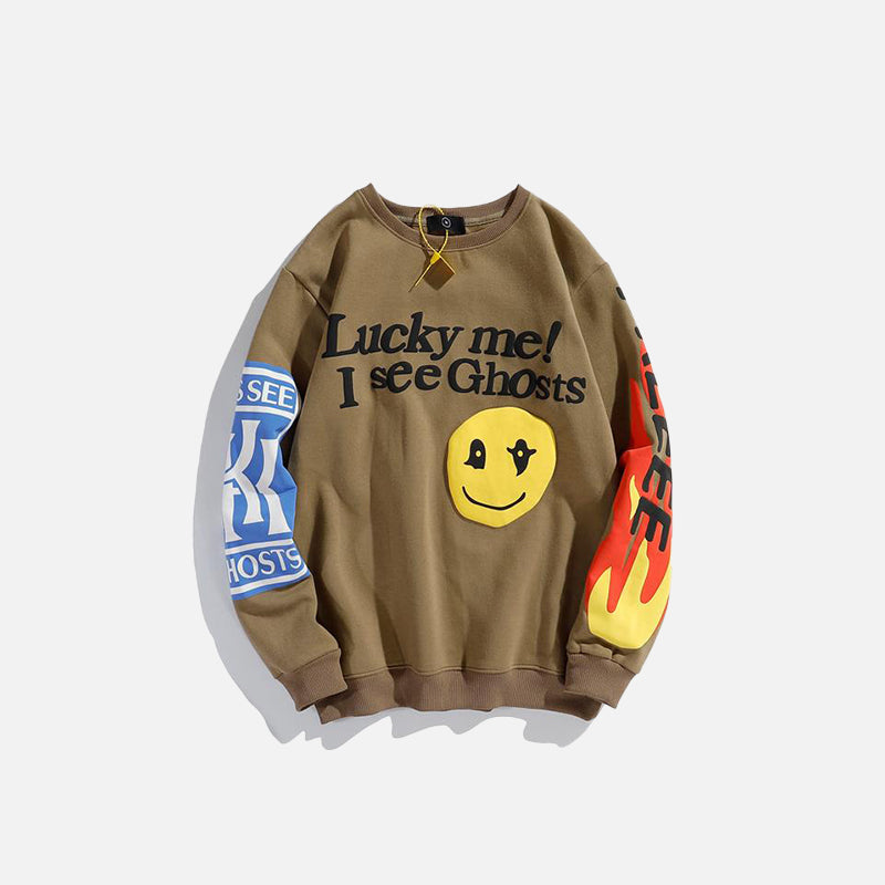 Lucky Me I See Ghosts Sweatshirts