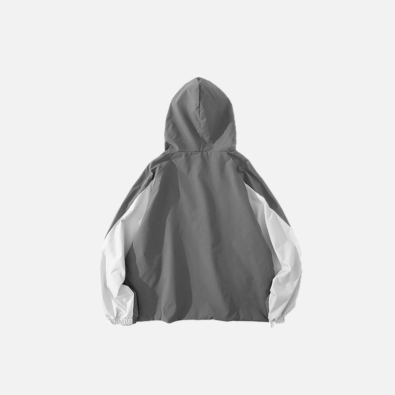 Hooded Spring Windbreaker Jacket