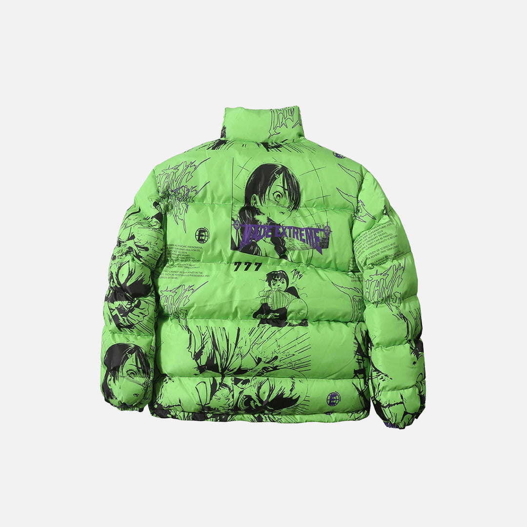 Chaos Graphic Puffer Jacket