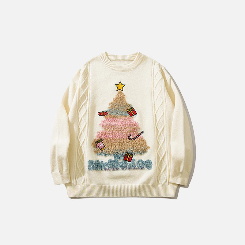 Christmas Tree Knitted Sweater