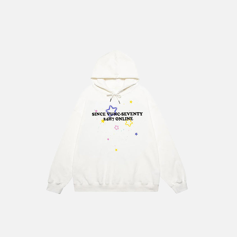 Star Graphic Oversized Hoodie